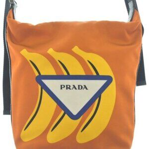 Prada Shoulder Bag Nylon Orange